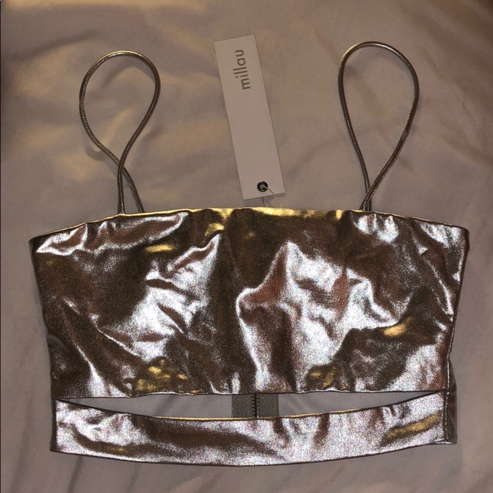 LF MILLAU HOLO CROP TOP
